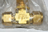 NEW Swagelok B-1KS8 Manual Brass Needle Valve 2100psi 1/2 in Tube