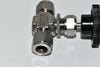 NEW Swagelok SS-1KS8 Integral Bonnet Needle Valve, 0.73 Cv, 1/2 in. SS Tube Fitting