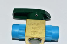 NEW Swagelok B-8P6T2 Manual Brass Plug Valve 1/2''