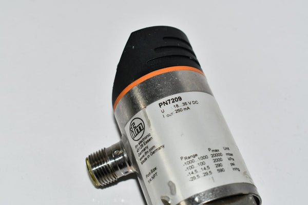 IFM Efector PN7209 Pressure Sensor EPS-Link 250mA – VB Industrial Supply