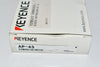 NEW Keyence AP-43 Sensor Head: Positive pressure Type, 1 MPa