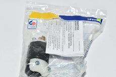 NEW Leviton ML2-P Locking Plug, 15A, 125V, ML2P, 2 Pole, 3 Wire, White, MiniLock Series