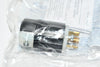 NEW Leviton ML2-P Plug, Midget Locking; Ind Grade; 2P; 3W; Grounding; Black/White