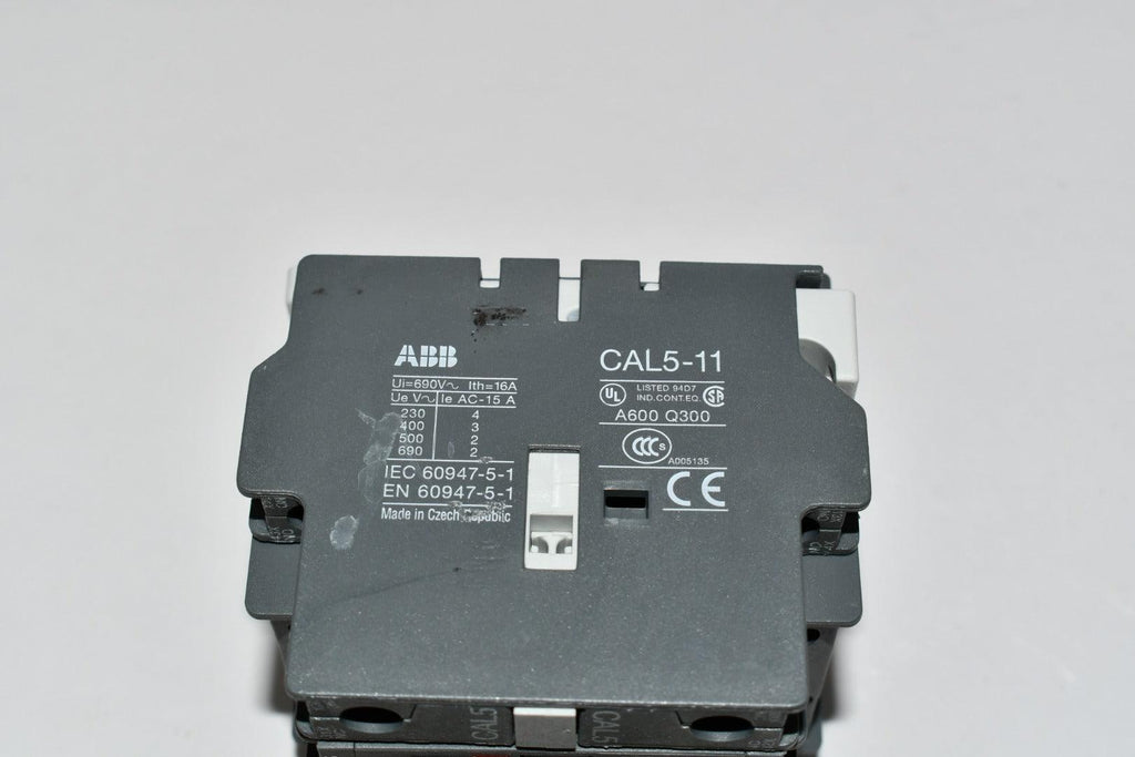 Ca5 NEW ABB CAL5-11 Relay CA5-10 WB75-A Mechanical Latch Auxiliary Contact ...