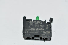 Allen Bradley 800F-X10 Contact Block, 600V