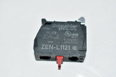 NEW SCHNEIDER ELECTRIC ZEN-L1121 Contact Block: 22 mm Panel Mounting Size, 1NC, Momentary, XA Series