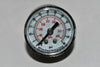 NEW 4FLZ6 Pressure Gauge: 0 to 60 psi, 1 1/2 in Dial, 1/8 in NPT Male, Center Back