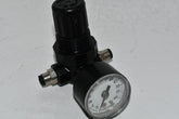 SPEEDAIRE 4ZM07 Air Regulator, 1/8 In. NPT, 14 cfm, 300 psi Ashcroft 0-60 PSI Pressure Gage