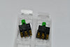 Lot of 2 NEW Omron Automation A16-1 SPDT Push Button Contact Block For Use With Push Button Switch