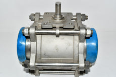 NEW 4'' Sanitary Ball Valve 316 1000 WOG NO HANDLE