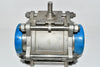 NEW 4'' Sanitary Ball Valve 316 1000 WOG NO HANDLE