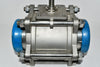 NEW 4'' Sanitary Ball Valve 316 1000 WOG NO HANDLE