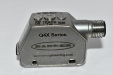 NEW Banner Engineering Q4XFKLAF610-Q8 Q4X, Laser Field Sensor, Range 610 mm, 10-30VDC, 1 PNP/NPN, IO-Link, 1 PNP, M12 4-pin