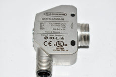 NEW Banner Engineering Q4XTKLAF600-Q8 Laser Sensor, 30VDC, 1 PNP/NPN, 1 PNP, IO-Link, M12 4-pin