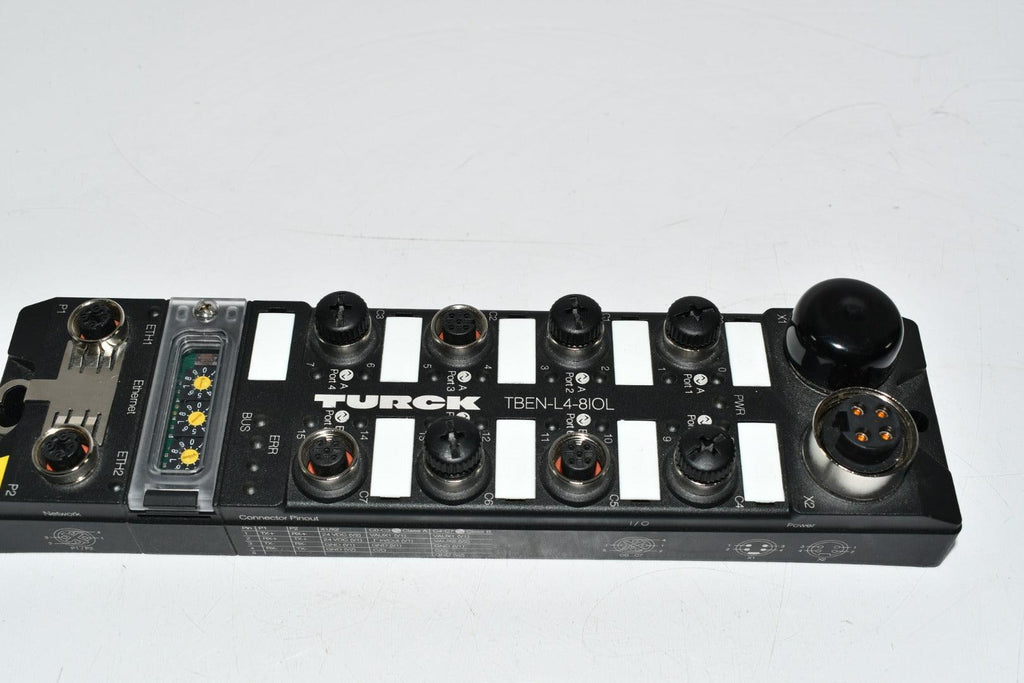 Turck TBEN-L4-8IOL Multiprotocol I/O Module,4 Digital PNP Channel, 2A ...