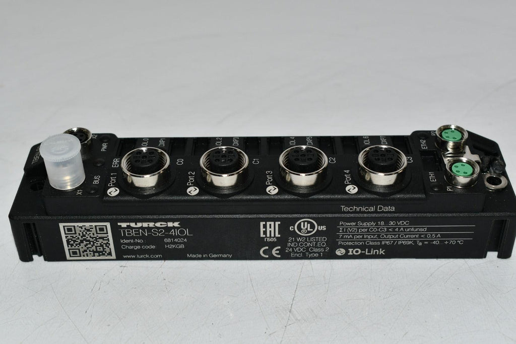 Turck Tben Module NEW Turck TBEN-S2-4IOL Multiprotocol 4 Channel IO Link Master – VB ...