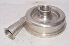 Stainless Steel Sanitary Pump Cover 2-3/8'' x 1-7/8''