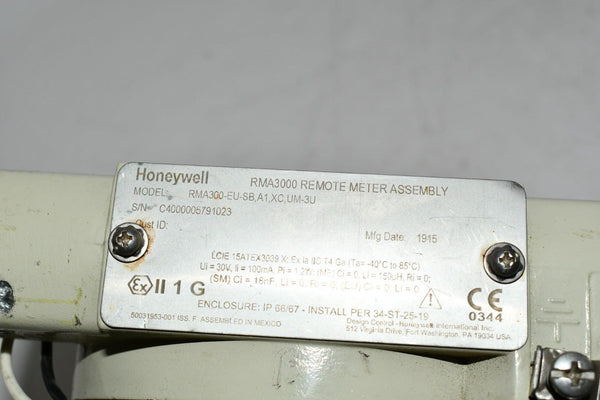 Honeywell Digital Remote Meter Assembly RMA 300-EU-TG A1 XC UM-3U – VB ...