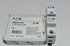 NEW Eaton Cutler Hammer WMZS1C04 Mini Circuit Breaker 4A 10kA Type C