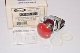 NEW REES 40102-102 Pushbutton Operator Red Mushroom Plunger 600VAC 120VDC MAX