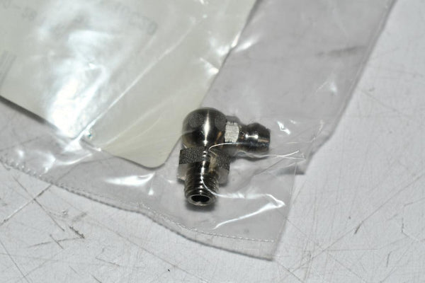 NEW 23264 Lube Fitting 90 deg. 250-28 TPR SS – VB Industrial Supply
