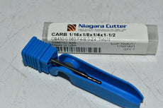 NEW Niagara Cutter N56017 1/16'' Size, 1/4'' LOC, 4 Flute, Solid Carbide Ball End Mill