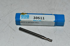 NEW SGS 30511 3/32'' x 1/8'' x 9/32'' LOC x 1-1/2'' OAL 3 Flute Uncoated Square End Mill