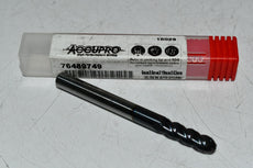 NEW Accupro 12184614  Ball End Mill: 6.00 mm Dia, 19.00 mm LOC, 4 Flute, Solid Carbide