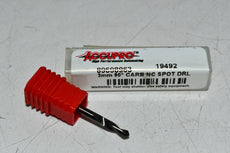 NEW Accupro 89698963 Spotting Drill: 3 mm Dia, 90 � Point, 38 mm OAL, Solid Carbide