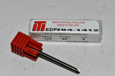 NEW Internal Tool 64-1412 0.1250 Chamfer Mills 4 Flute Double End 4F 90 deg. Carbide