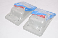 Lot of 2 NEW CANTEX 5133330 Weatherproof Cover Single Toggle