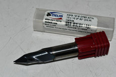 NEW Melin AMG-1616-DP60-ALTIN 2F Carbide - Drill Point End Mill 1/2''