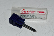 NEW Harvey Tool 993002-C3 1/8'' Diameter 0.0800'' LOC Carbide Tipped Off Engraving Cutter