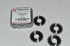 Pack of 4 NEW RobbJack C10-0312-12-24 Slitting & Slotting Saw: 1'' Dia, 0.0312'' Thick, 24 Teeth, Solid Carbide