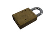 Schlage SS12 Brass Padlock 1'' Shackle - No Key