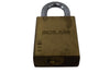 Schlage SS12 Brass Padlock 1'' Shackle - No Key