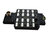 NEW Turck 16MB12-4P2-CS19 Eurofast Low-Profile Junction Box,16-Port,1-Signal/Port,PNP LEDs,M23 Connector