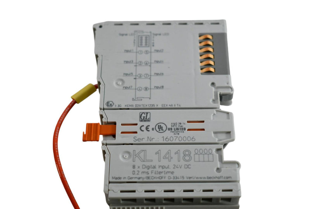 Beckoff Digital Module Beckhoff KL1418 8 channel digital input terminal 24 V DC Module – VB ...