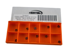 Pack of 10 NEW Hertel CDHH-120605 HP520B Indexable Carbide Inserts