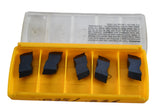 Pack of 5 NEW Kennametal NJP3020R8 Grade KC5025 Carbide Grooving Inserts