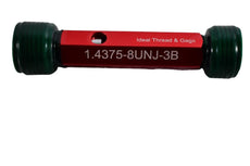 NEW Ideal Thread & Gage 1.4375-8UNJ-3B Thread Plug Gage Go PD 1.3563 NO GO 1.3634