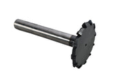 NEW MP Tool MP-7351-2.0-.200C Gear Cutter Carbide Tipped Keyseat Milling Cutter 2'' Dia 0.210'' Width 1/2'' Shank x 3-5/8'' OAL