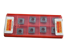 Pack of 10 NEW Sandvik 880-0604W08H-P-LM Grade 4344 Indexable Carbide Inserts