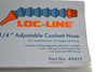 NEW Loc-Line 40413 Sample Kit for 1/4'' ID System Blue Orange