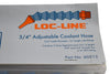 NEW Loc-Line 60513 Loc-Line 3/4'' Adjustable Coolant Hose