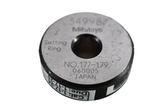 Mitutoyo 177-179 Steel Setting Ring .350? Diameter .34998''