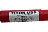 NEW Titan TB19516 Burr Double Cut, 1/2 in Head Diameter, 1/4 in Shank Diameter, 1/2 in Length of Cut, 2-13/64 in Overall Length