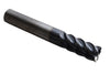 NEW GARR 21532 545RA End Mill, 3/8 in Dia Cutter, 0.015 in Corner Radius, 7/8 in Length of Cut, 5 Flutes