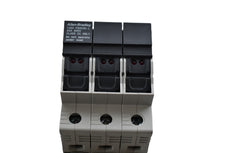 NEW Allen Bradley 1492-FB3C30-L Fuse Holder, 3 Pole Configuration, Class CC Type Fuses, 30A, LED Indicator