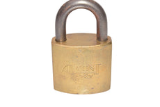 Vintage Almont Re-Key Brass Padlock - Locked No Keys